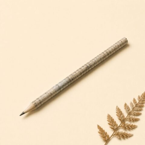 Recycled Newspaper Pencil